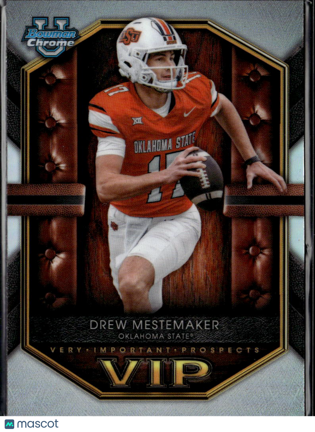 Drew Mestemaker 2026 Bowman Chrome VIP Refractor Oklahoma State Cowboys