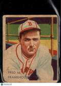 Fred Frankhouse 1934 National Chicle Diamond Stars Boston Braves