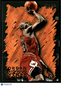 Michael Jordan 1996-97 Fleer Hardwood Leader Chicago Bulls