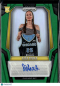 Ajsa Sivka 2025 Prizm Auto Autograph Rookie RC Green Chicago Sky