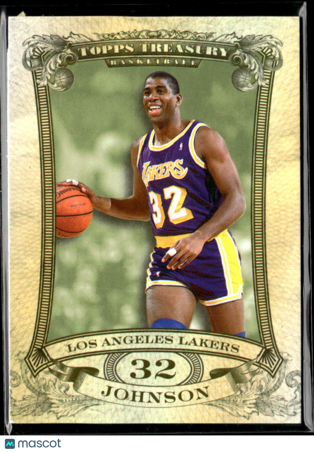 Magic Johnson 2008 Topps Treasury Rip Card RIPPED 181/299 Los Angeles Lakers