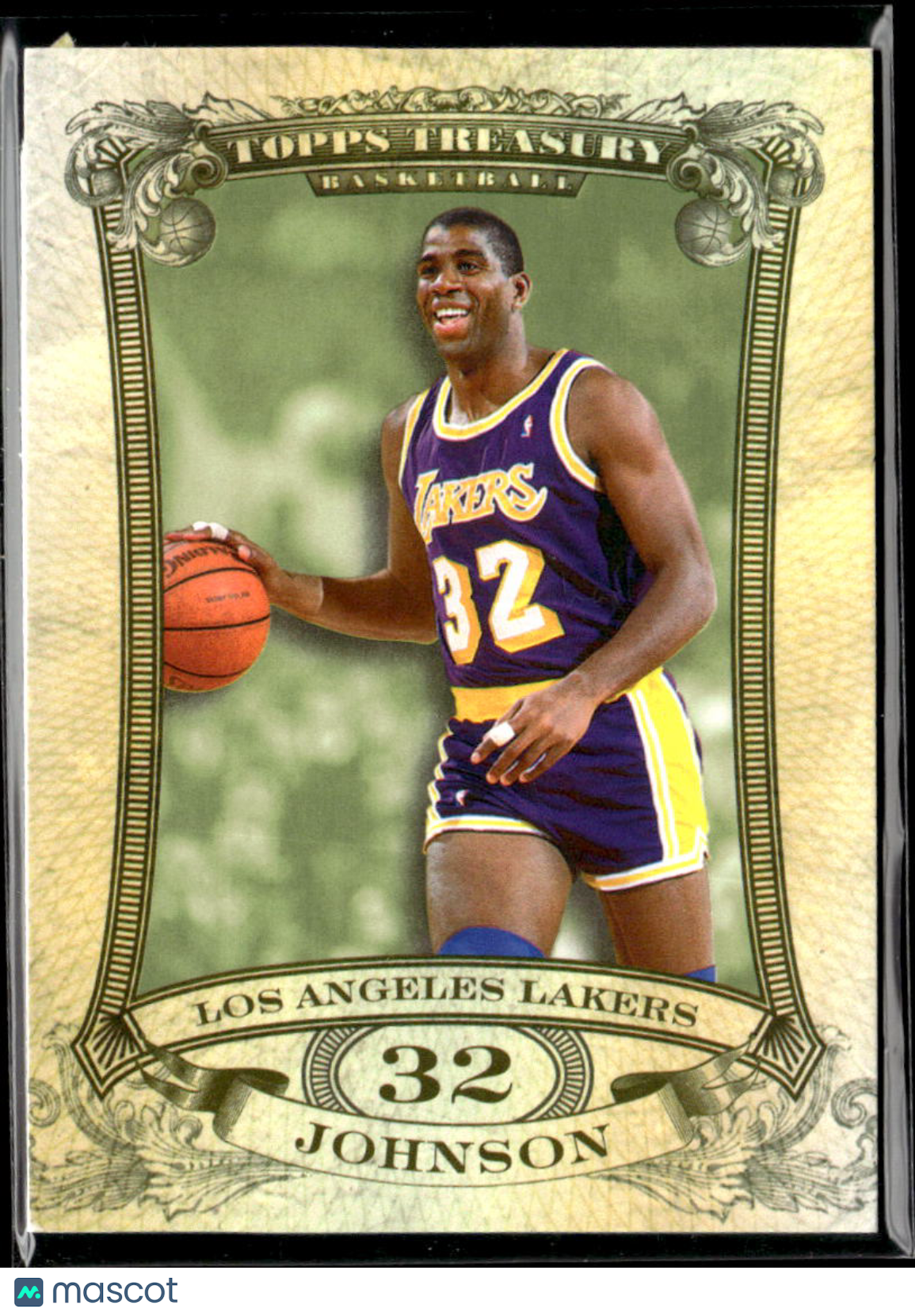 Magic Johnson 2008 Topps Treasury Rip Card RIPPED 181/299 Los Angeles Lakers