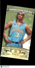 Chris Paul 2008 Topps Treasury MINI Rip Card 45/278 New Orleans Hornets