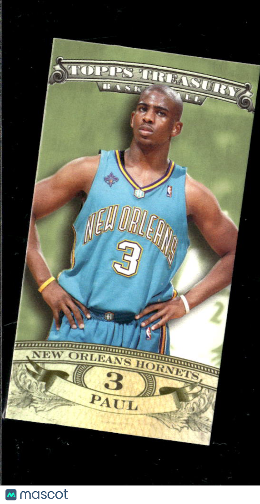 Chris Paul 2008 Topps Treasury MINI Rip Card 45/278 New Orleans Hornets