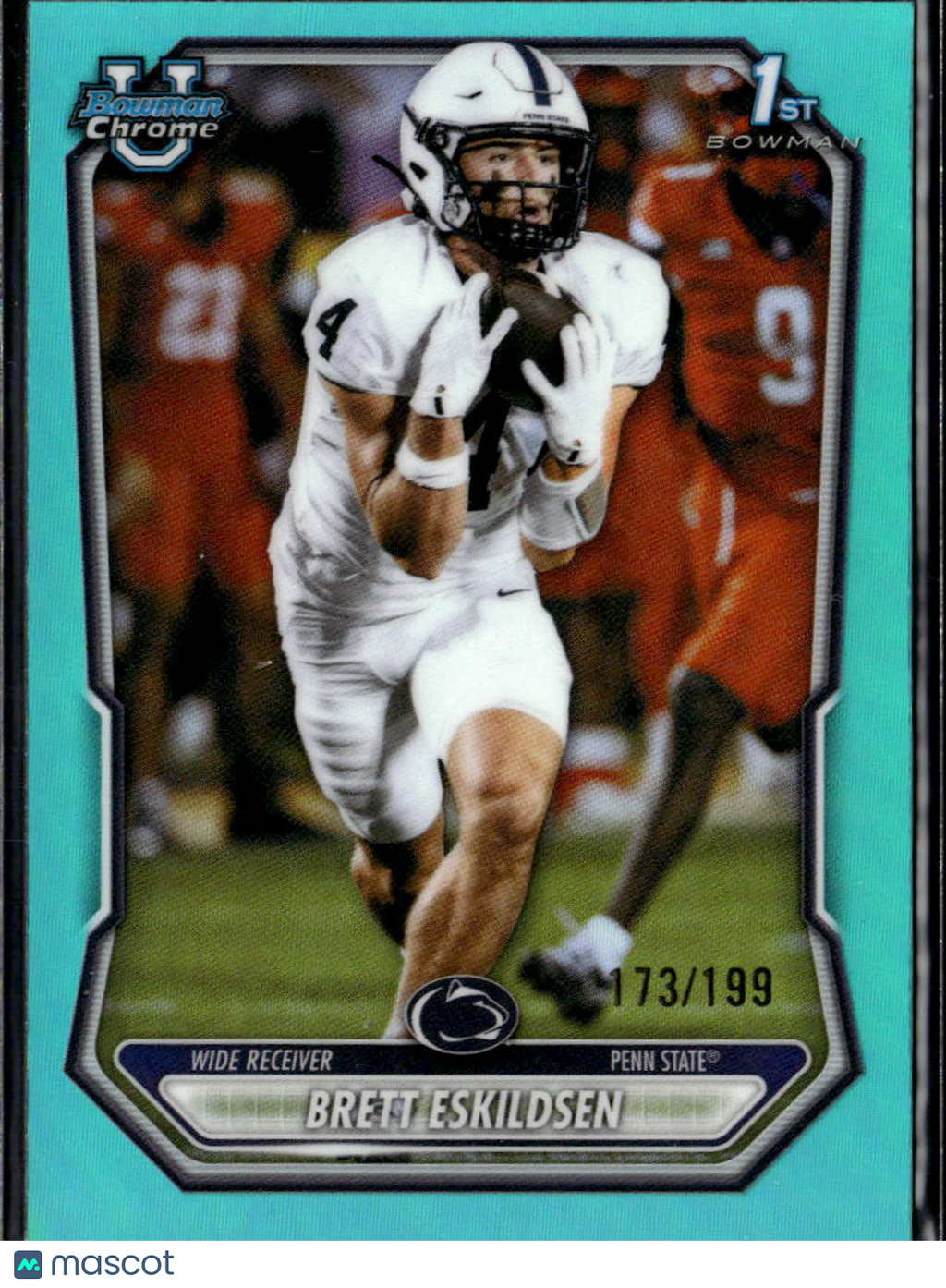 Brett Eskildsen 2026 Bowman Chrome 1st Aqua Refractor /199 Penn State