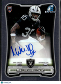 Mike Washington Jr. 2026 Bowman Chrome Auto Autograph RC Las Vegas Raiders