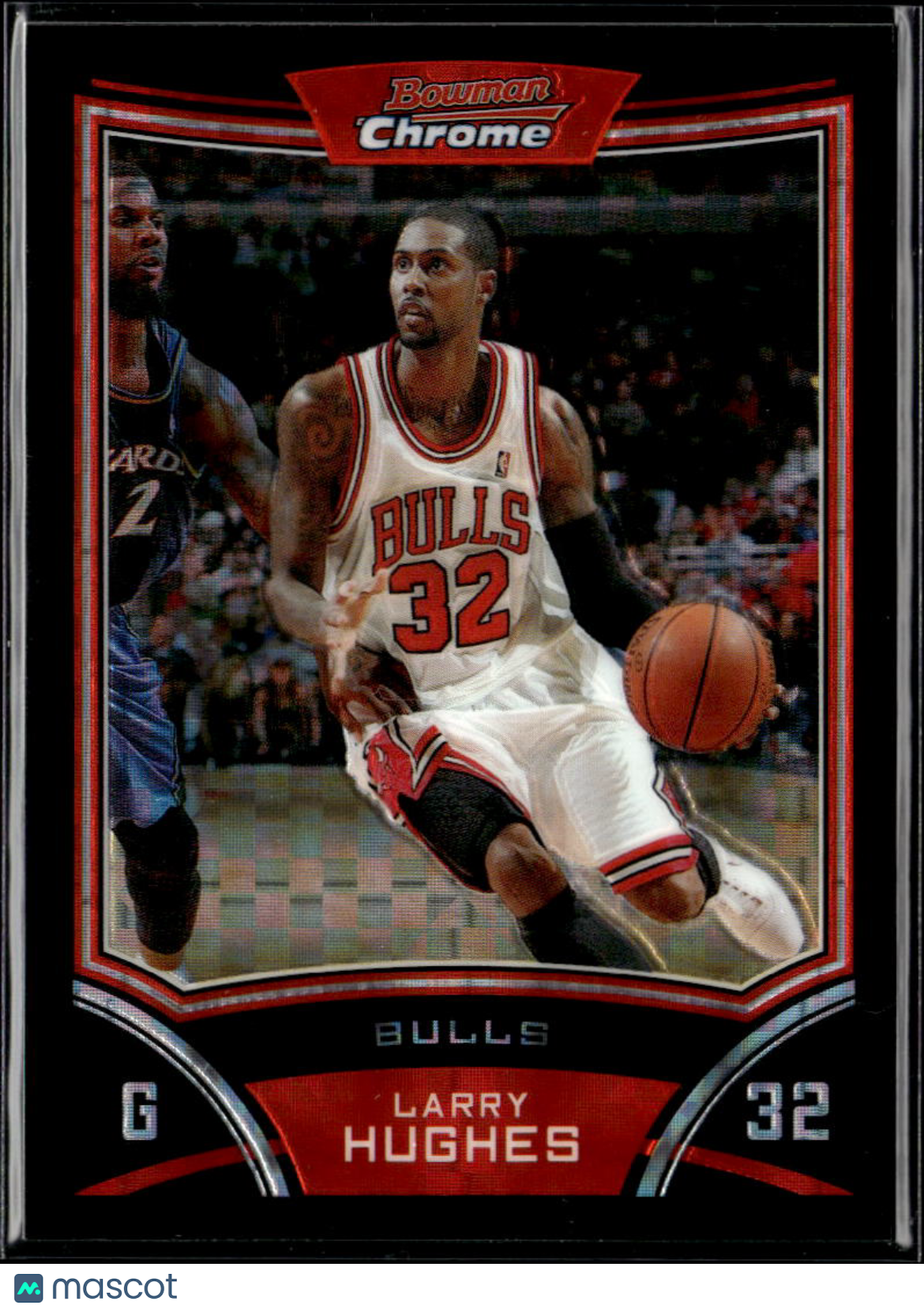 Larry Hughes 2008-09 Bowman Chrome X-Fractor 35/299 Chicago Bulls