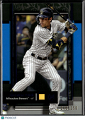 Christian Yelich 2024 Topps Museum Collection Blue 148/150 Milwaukee Brewers