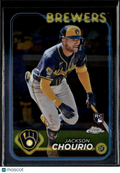 Jackson Chourio 2024 Topps Chrome Rookie RC #161 Milwaukee Brewers