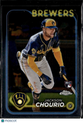 Jackson Chourio 2024 Topps Chrome Rookie RC #161 Milwaukee Brewers