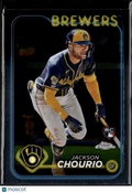 Jackson Chourio 2024 Topps Chrome Rookie RC #161 Milwaukee Brewers