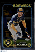 Jackson Chourio 2024 Topps Chrome Rookie RC #161 Milwaukee Brewers