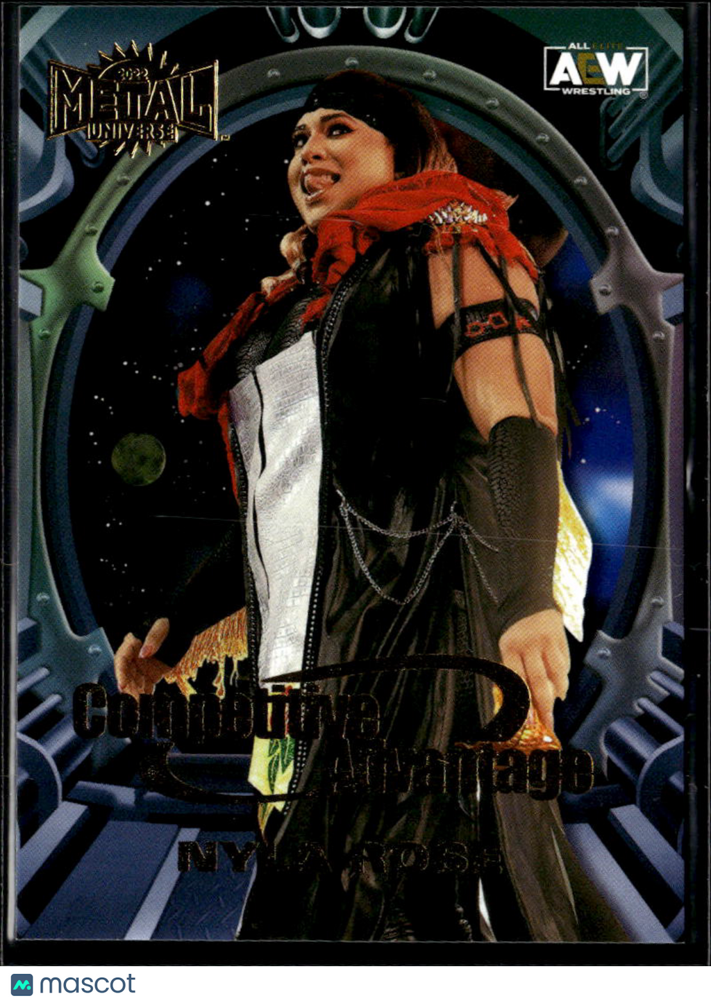 Nyla Rose 2022 SkyBox Metal Universe AEW Competitive Advantage CASE HIT