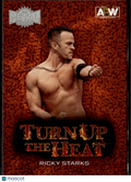 Ricky Starks 2022 SkyBox AEW Metal Universe Turn Up The Heat