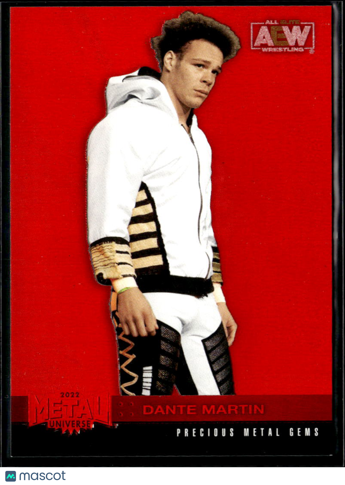 Dante Martin 2022 SkyBox Metal Universe AEW Precious Metal Gems Red /100