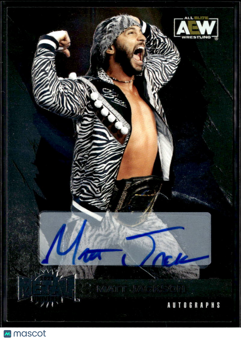 Matt Jackson 2022 Metal Universe AEW Auto Autograph