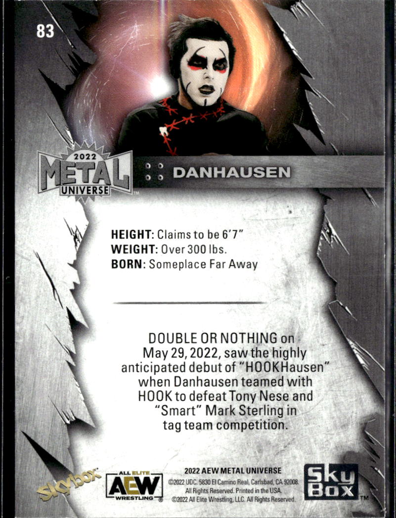 Danhausen 2022 SkyBox Metal Universe #83