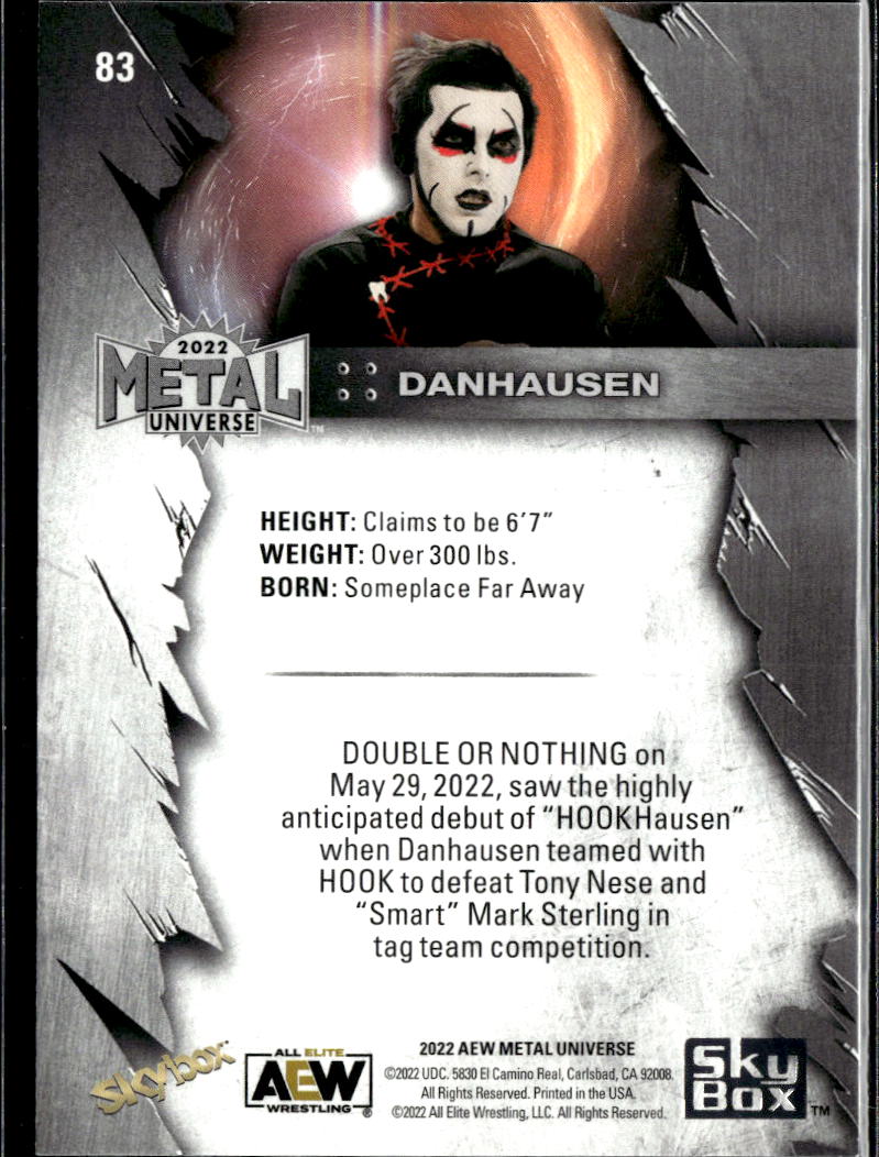 Danhausen 2022 SkyBox Metal Universe #83