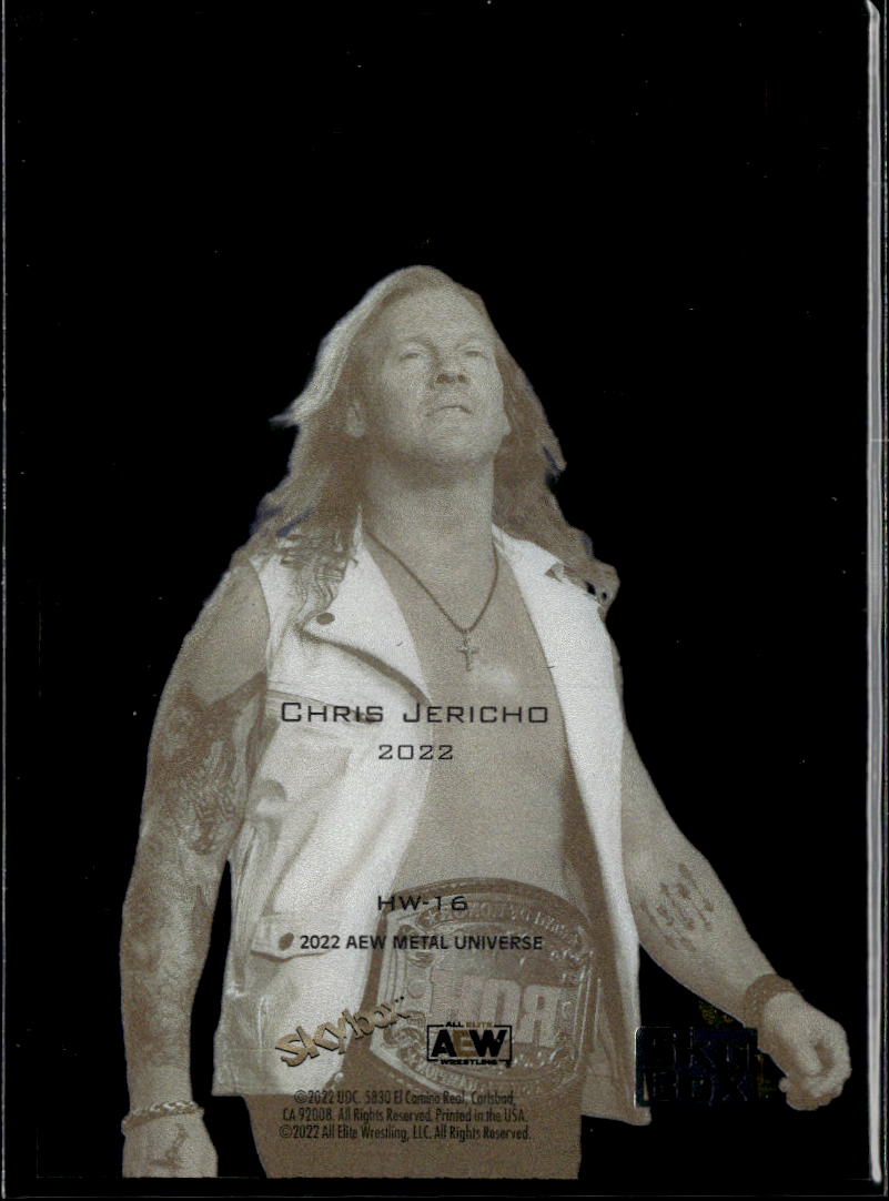 Chris Jericho 2022  SkyBox Metal Universe AEW Hardware