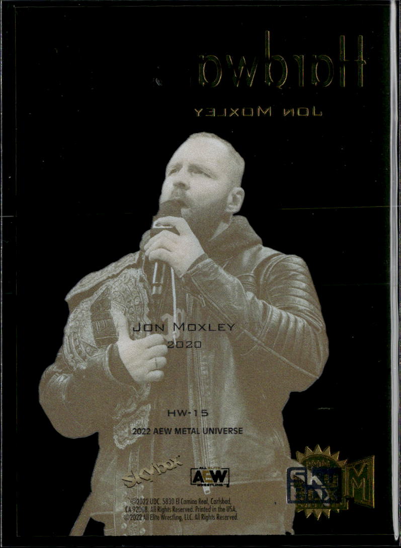 Jon Moxley 2022 SkyBox Metal Universe Champions AEW Hardware