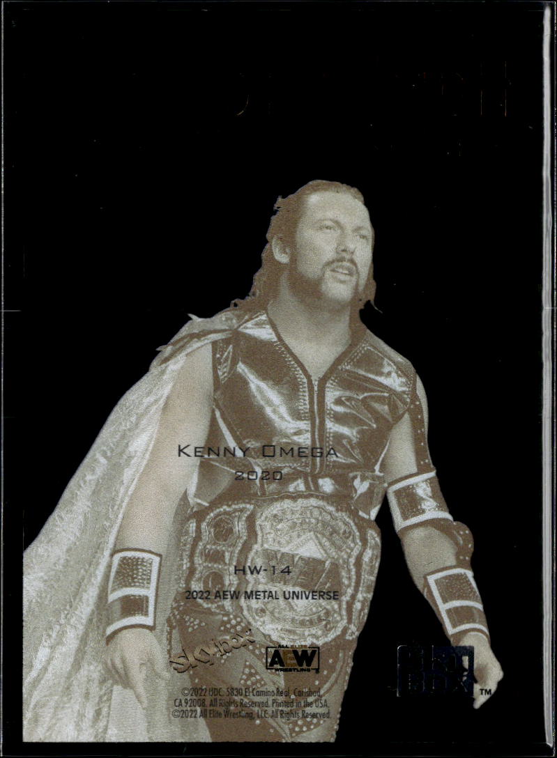 Kenny Omega 2022 Upper Deck Metal Universe AEW Hardware