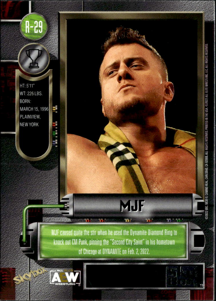 MJF 2022 SkyBox Metal Universe Champions Retro #R29 AEW