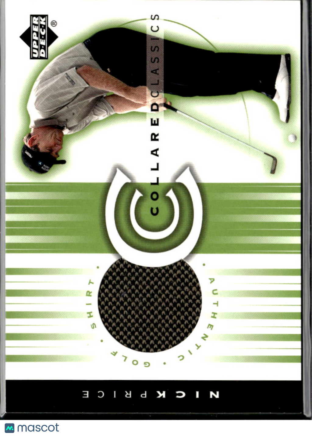 Nick Price 2003 Upper Deck Memorabilia Shirt Patch GOLF