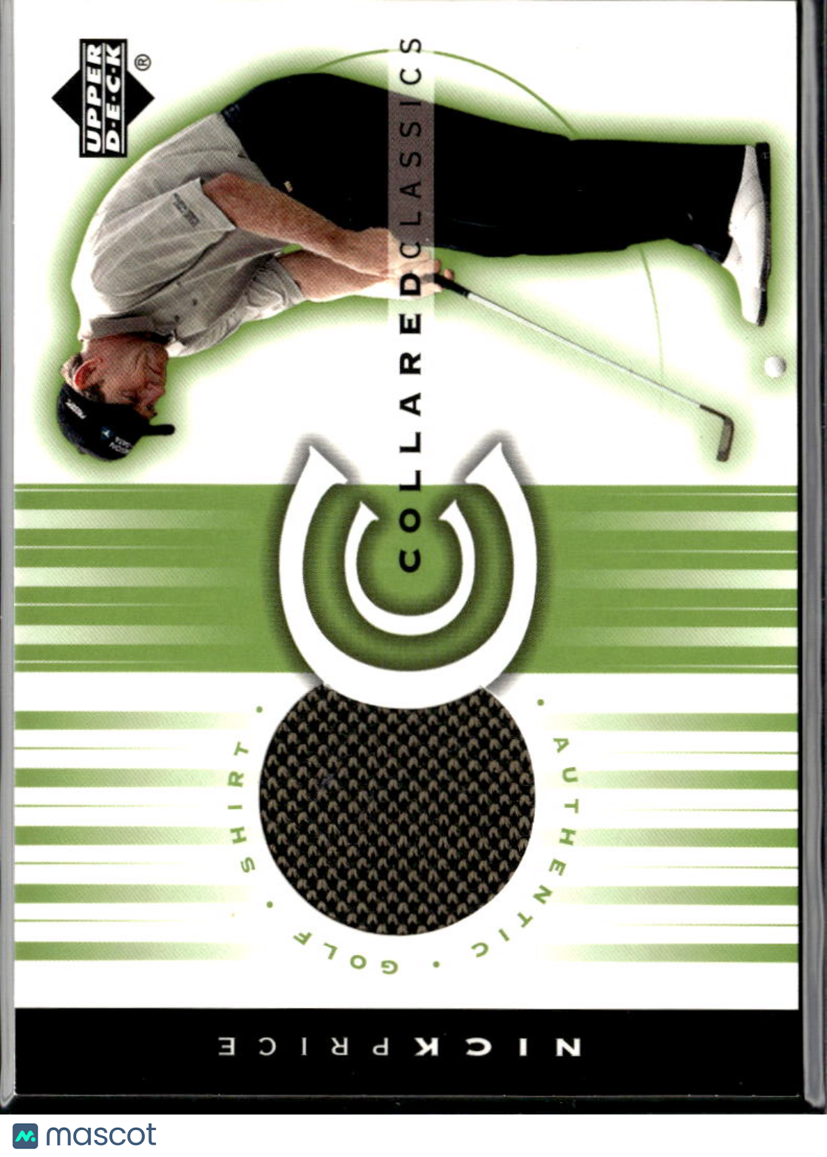 Nick Price 2003 Upper Deck Memorabilia Shirt Patch GOLF