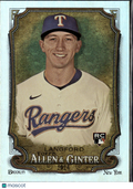 Wyatt Langford 2024 Topps Allen & Ginter Silver Foil RC Rookie Texas Rangers