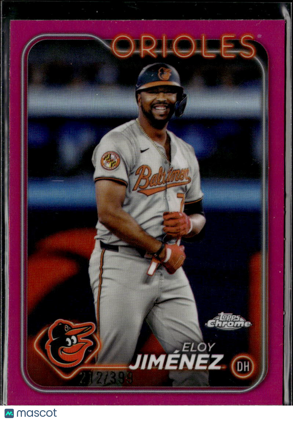Eloy Jimenez 2024 Topps Chrome Pink Refractor 212/399 Baltimore Orioles