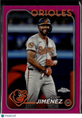Eloy Jimenez 2024 Topps Chrome Pink Refractor 212/399 Baltimore Orioles