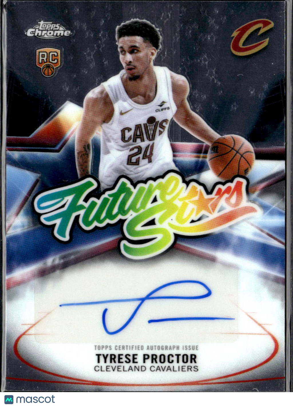 Tyrese Proctor 2026 Topps Chrome Auto Autograph RC Cleveland Cavaliers