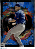 Jack Leiter 2024 Topps Finest RARE Blue Refractor RC Rookie 39/99 Texas Rangers