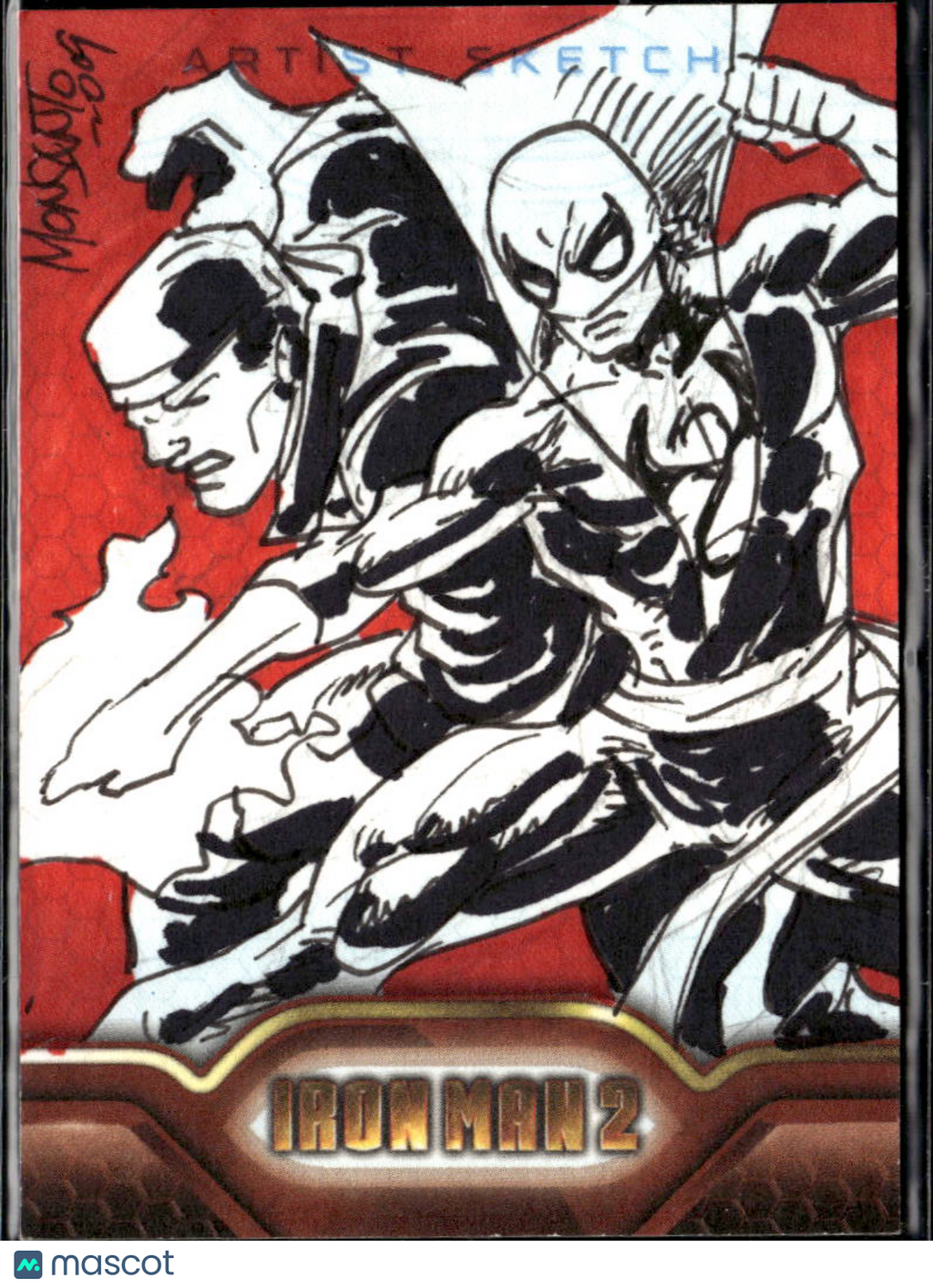 The Vision 2010 Upper Deck Iron Man 2 Gilbert Monsanto 1/1 Sketch