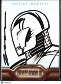 Iron Man 2010 Upper Deck 2 Sketch Card 1/1 One-of-One