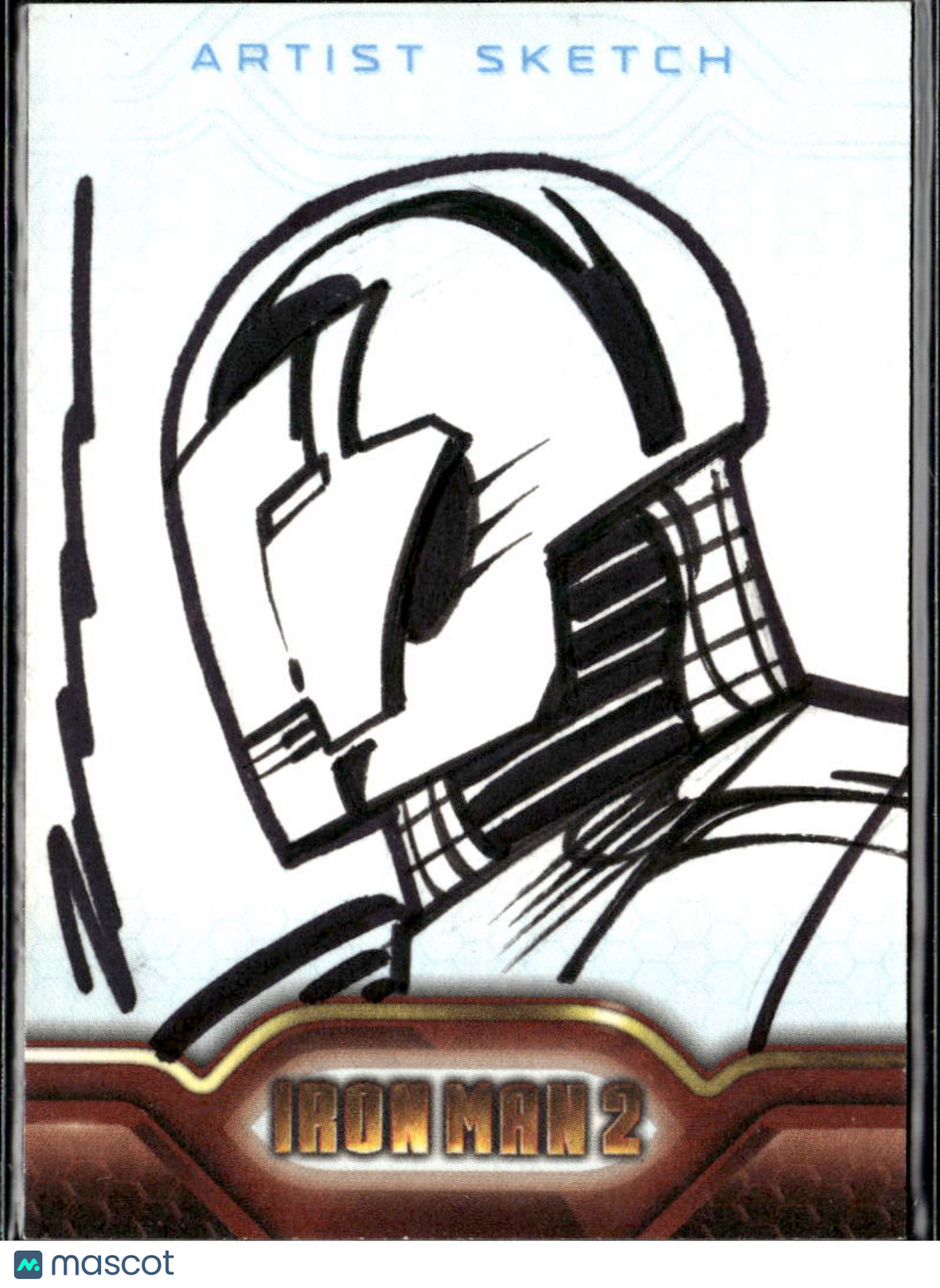 Iron Man 2010 Upper Deck 2 Sketch Card 1/1 One-of-One