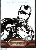 Iron Man 2010 Upper Deck 2 Sketch Card 1/1 One-of-One