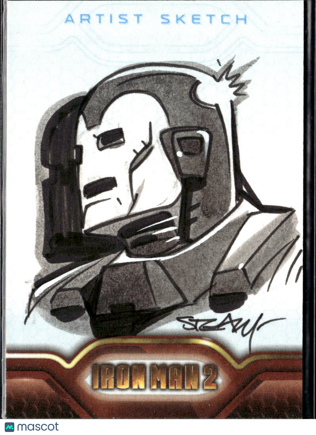 Iron Man 2010 Upper Deck 2 Sketch Card 1/1 One-of-One