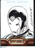 Iron Man 2010 Upper Deck 2 Sketch Card 1/1 One-of-One
