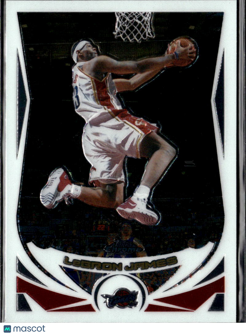 LeBron James 2005 Topps Chrome Card #23 Cleveland Cavalier