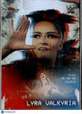 Lyra Valkyria 2025 Topps Finest WWE Double Exposure SSP CASE HIT