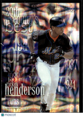 Rickey Henderson 1999 Topps 20th Century's Best 1678/2103 New York Mets