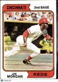 Joe Morgan 1974 Topps Card #85 Cincinnati Reds