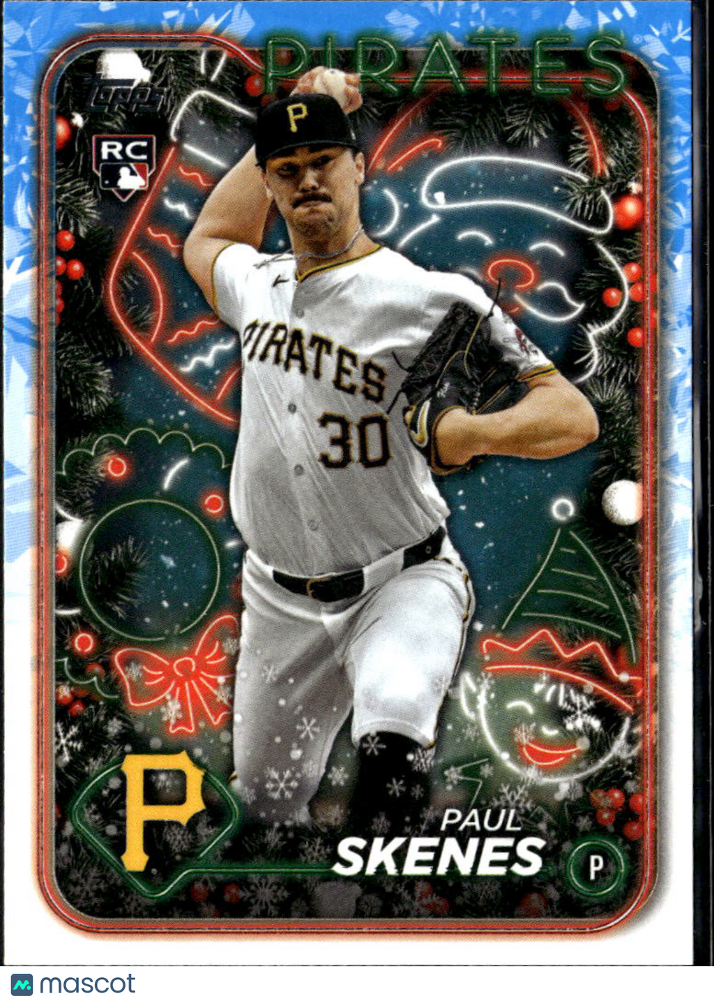Paul Skenes 2024 Topps Holiday Rookie RC Pittsburgh Pirates
