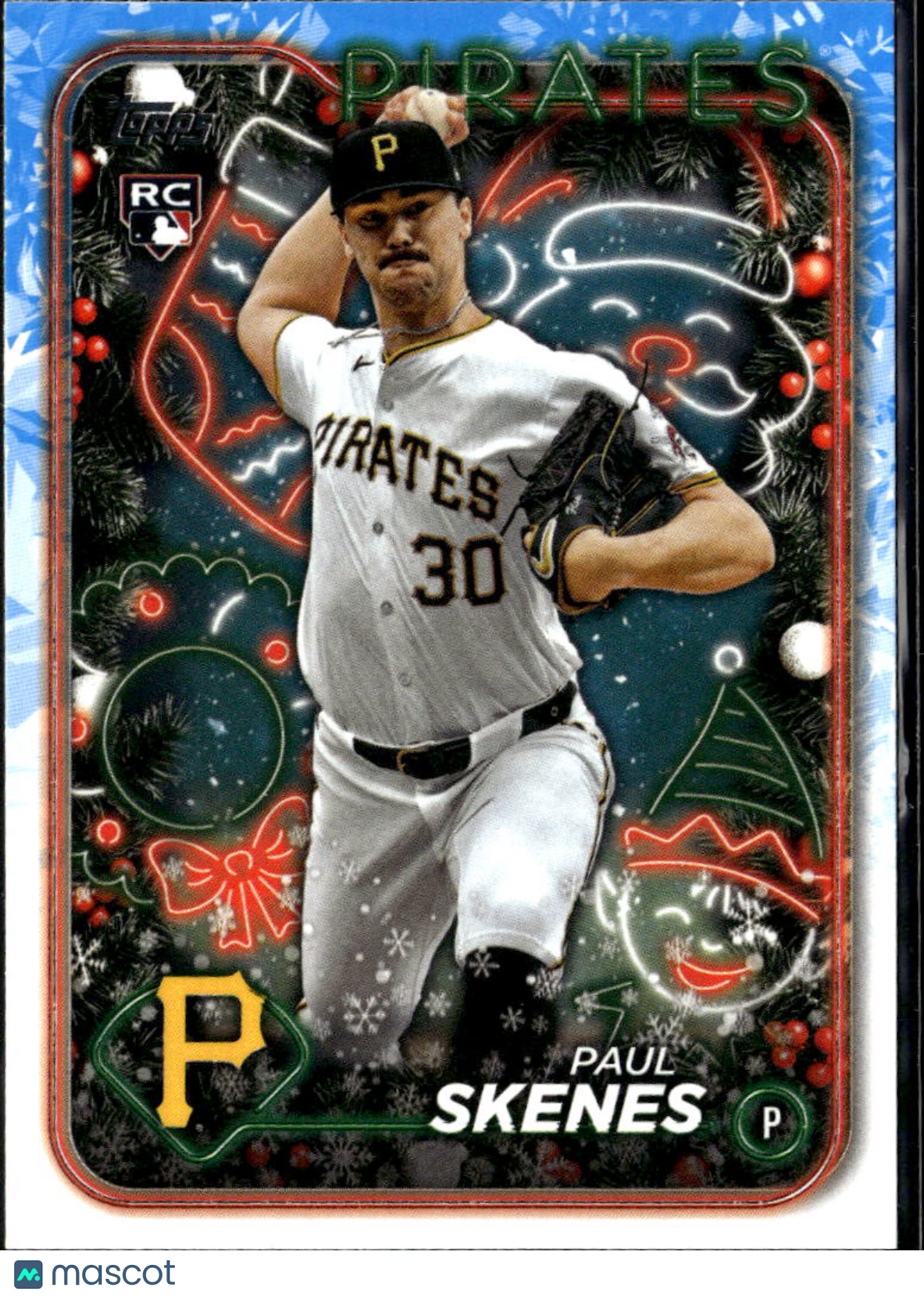 Paul Skenes 2024 Topps Holiday Rookie RC Pittsburgh Pirates