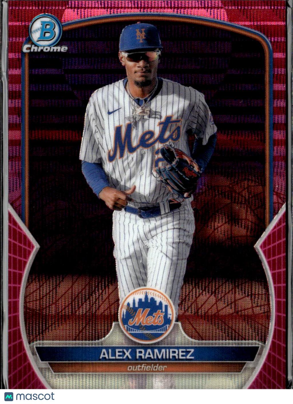 Alex Ramirez 2023 Bowman Chrome Fuchsia /199 New York Mets