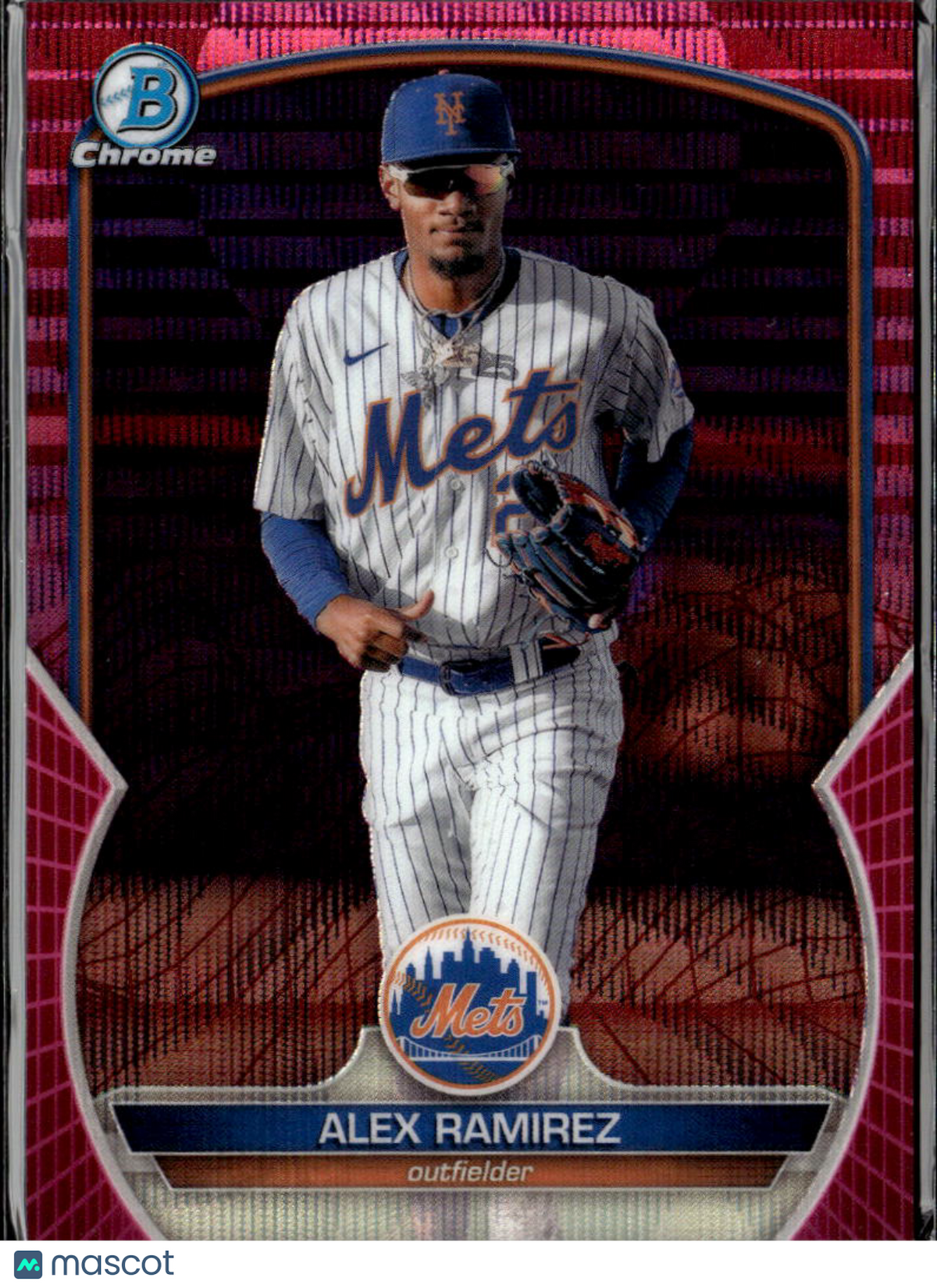 Alex Ramirez 2023 Bowman Chrome Fuchsia /199 New York Mets