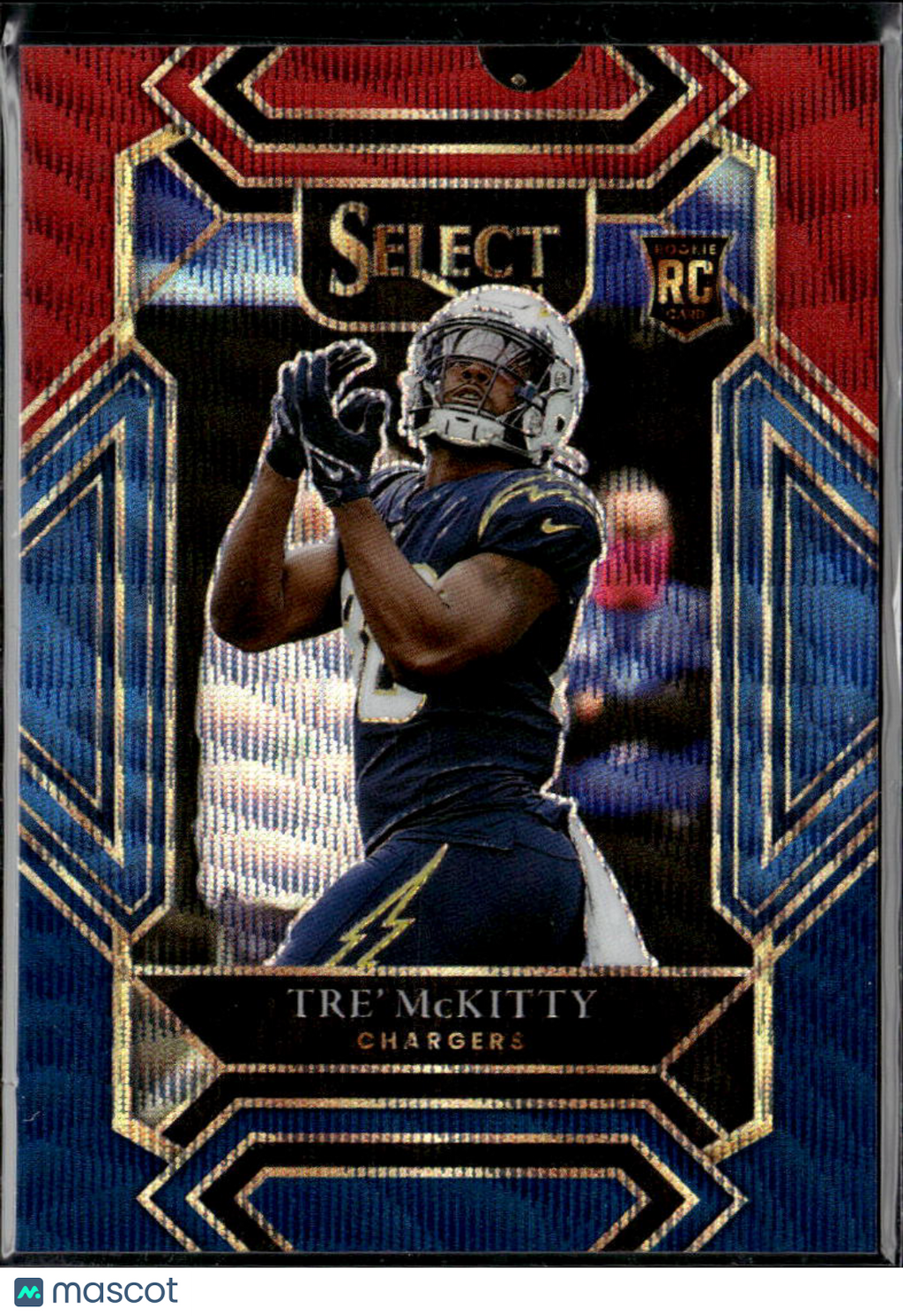 Tre' McKitty 2021 Select Tricolor Prizm Rookie RC /149 Los Angeles Chargers