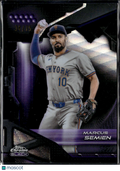 Marcus Semien 2026 Topps Chrome Black Purple Wave /75 New York Mets