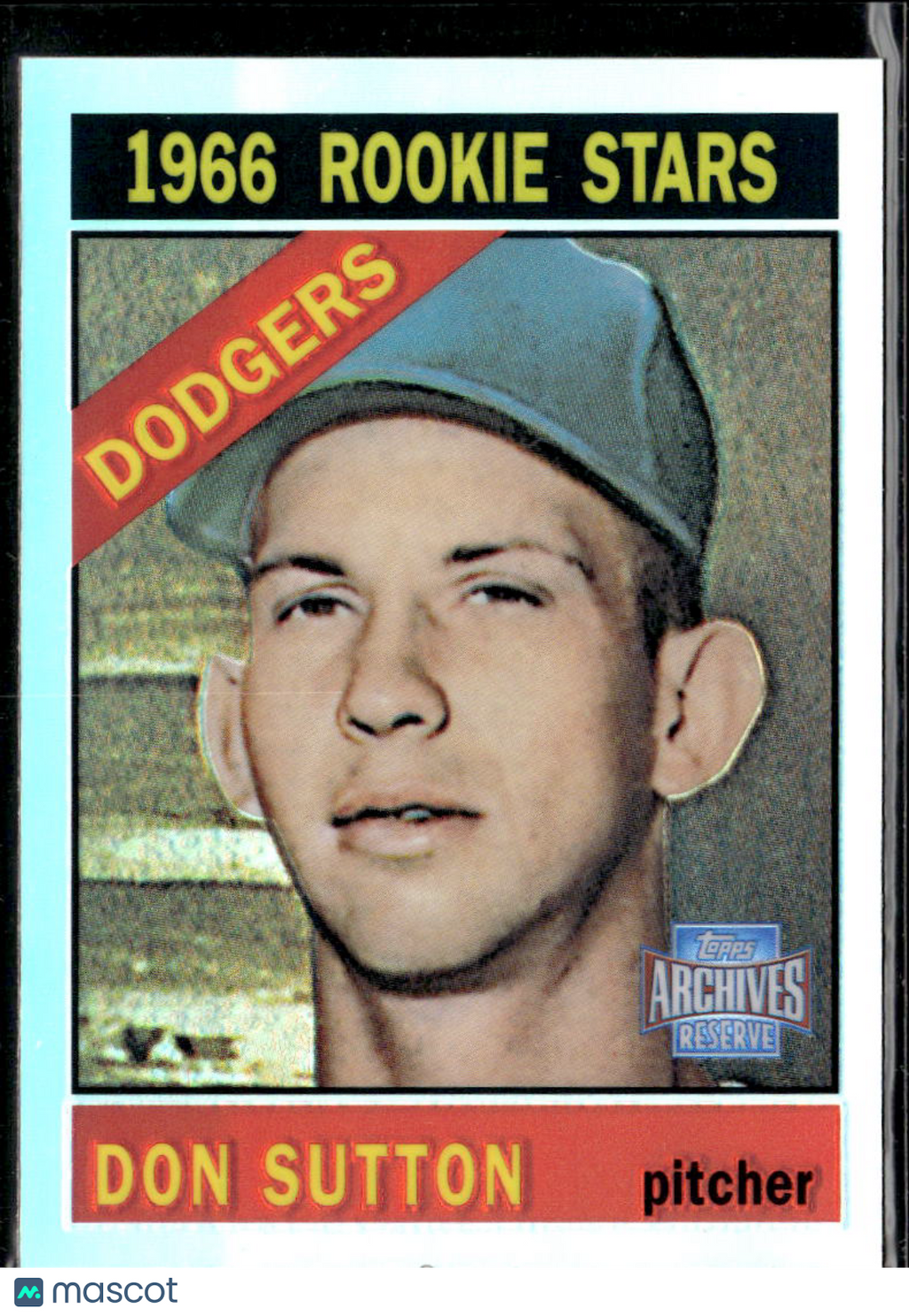 Don Sutton 2001 Topps Archives Reserve Refractor Los Angeles Dodgers